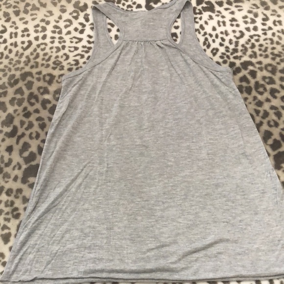 Bella Canvas Good Vibe Tribe Graphic Racerback Tank in Heather Gray Size Small - Picture 10 of 13